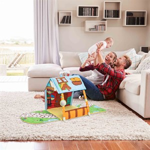 Elele Toys Casa 3in1 Ev Tipi Bebek Oyun Halısı ve Oyun Çadırı MİX
