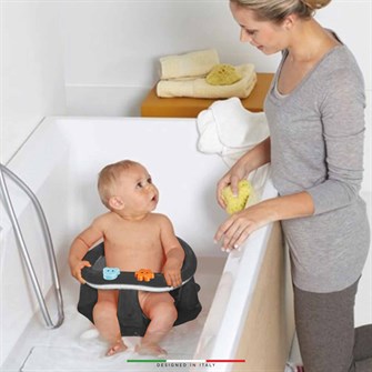 EleleLife 2in1 Vakum Bebek Banyo Oturağı ve Mama Oturağı Krem